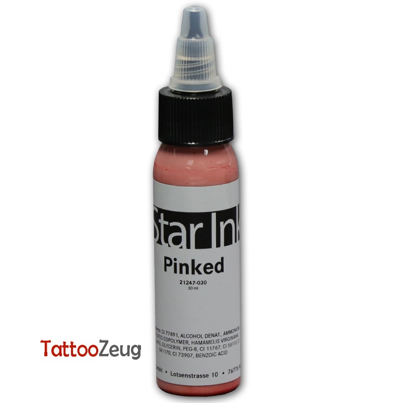 Pinked, 30ml - Star Ink pro tattoo colour Pinked, 30ml - Star Ink pro tattoo colour