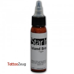 Island Brown, 30ml - Star Ink pro tattoo colour