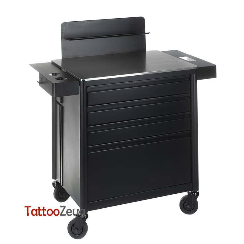 Portable Tattoo Workstation Tattoo Stand Tattoo Workbench Table+Colorant  Box | eBay