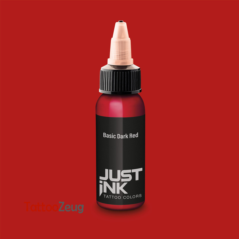 Basic Dark Red, Just Ink Tattoo Colors, 30 ml