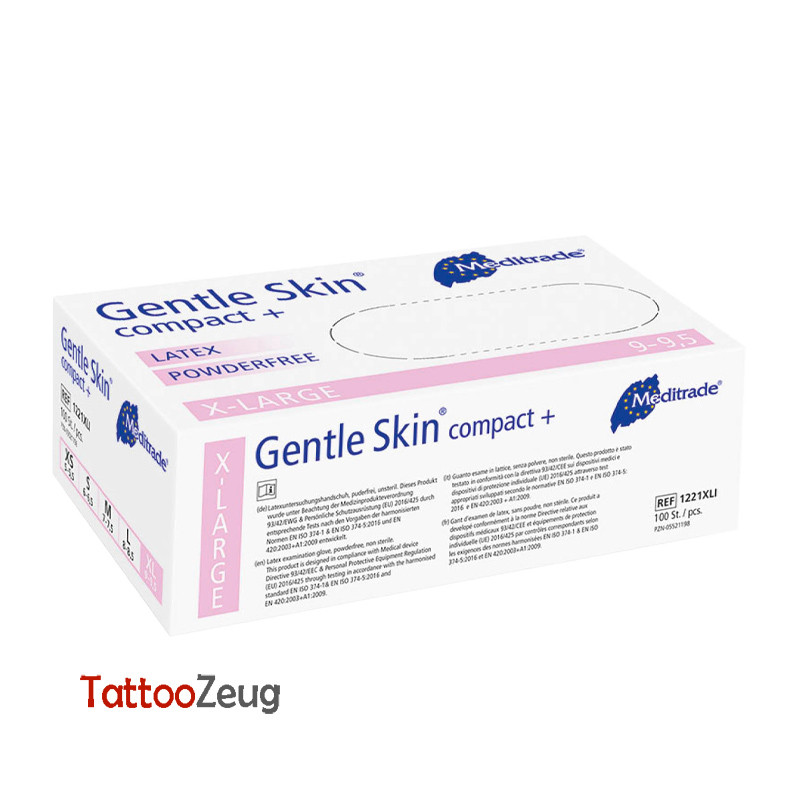 Gentle Skin® compact+ Latex gloves