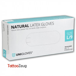 Unigloves Latexhandschuhe, 100 Stück