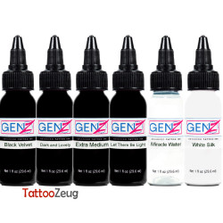 Mark Mahoney Gangster Grey Set, Intenze GenZ, 6 x 30ml