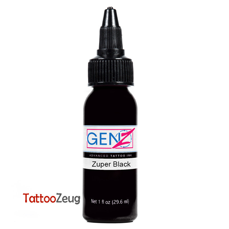 Zuper Black, Intenze GenZ, 30ml