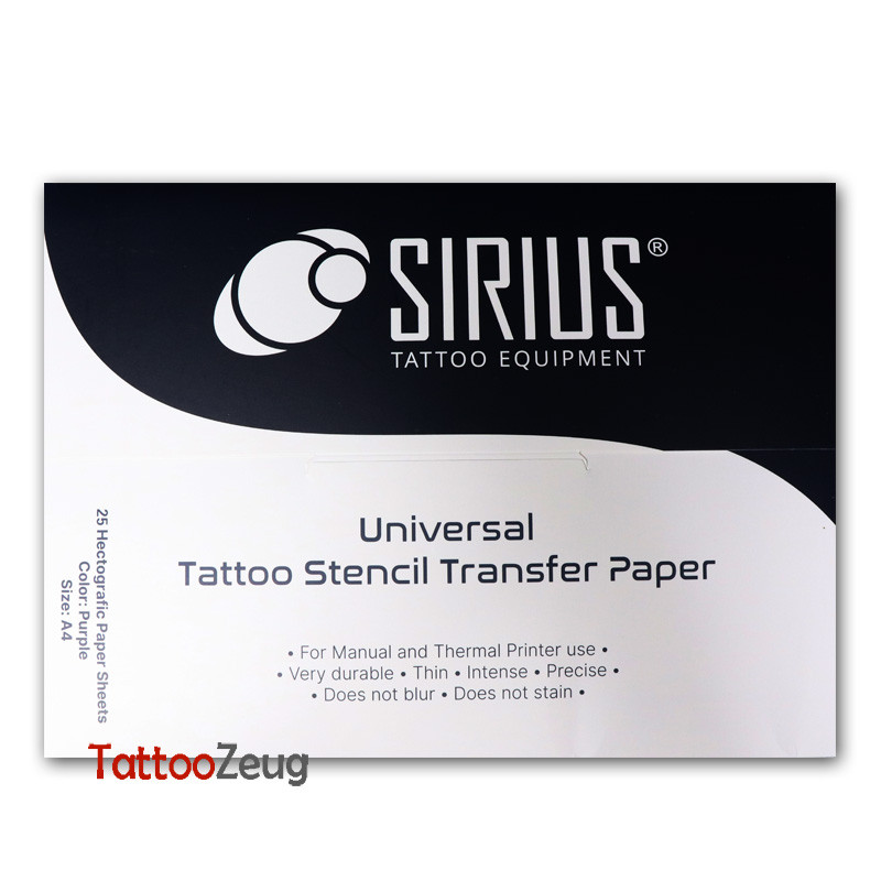 25 St. Sirius Universal Tattoo Stencil Transfer Paper