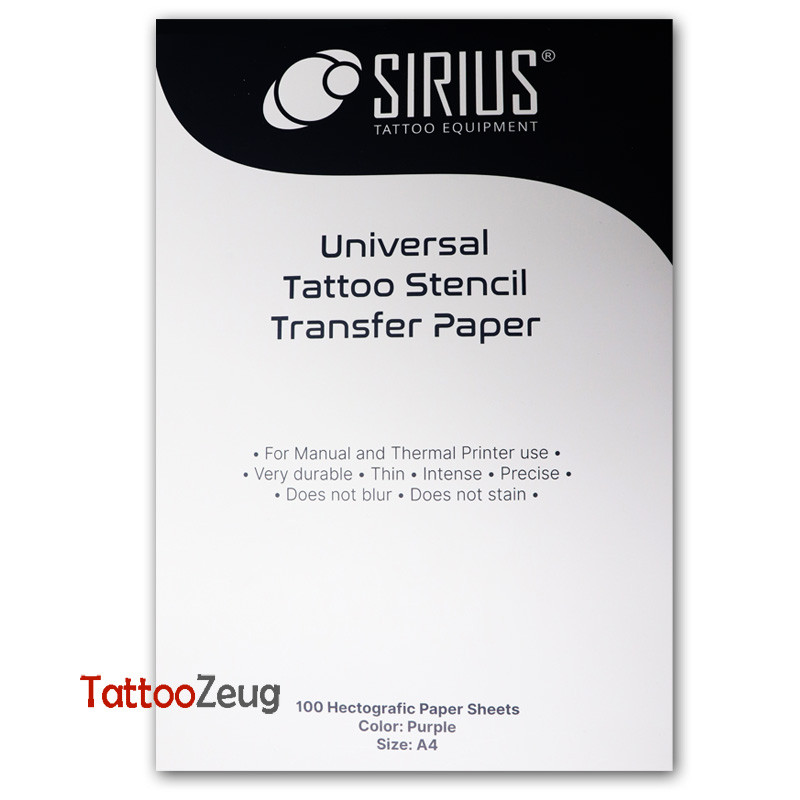 100 St. Sirius Universal Tattoo Stencil Transfer Paper
