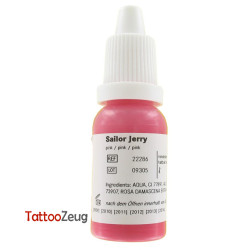 Pink - Sailor Jerry 10ml, traditional tattoo ink