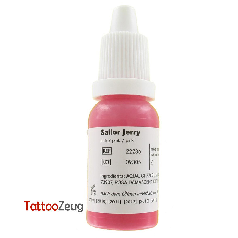Pink - Sailor Jerry 10ml, traditional tattoo ink Pink - Sailor Jerry 10ml, traditional tattoo ink