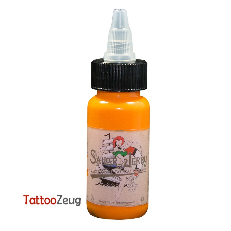 Orange - Sailor Jerry 30ml, traditionelle Tätowierfarbe