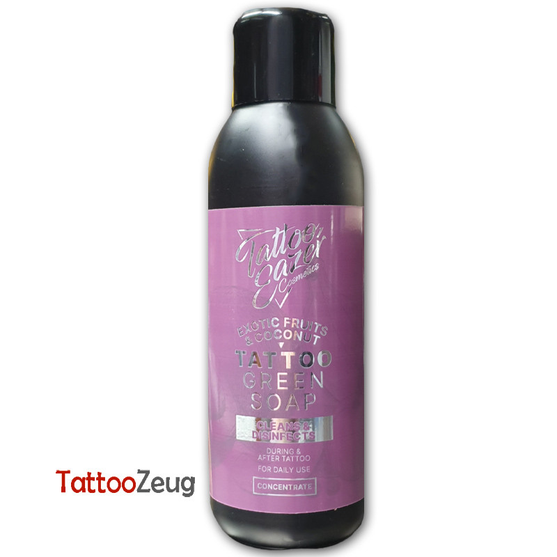 Tattoo Eazer Green Soap Exotic Fruits & Coconut Tattoo Eazer Green Soap Exotic Fruits & Coconut