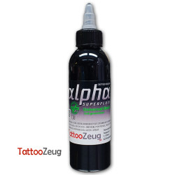 Universal Black, 150ml alpha SUPERFLUID Tattoo Ink, TZ Edition