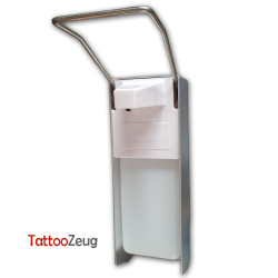 Disinfectant Dispenser / Soap Dispenser for Wall Mounting - Elbow Operated, for 1-Liter Bottles