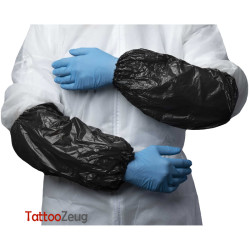 NITRAS CPE-Armstulpen, Schwarz, 100 Stück