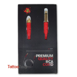Tattoo RCA Cord with LED - Big Wasp