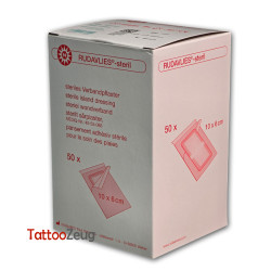 RUDAVLIES Sterile Island Dressings – 50 pcs | Fast Wound Dressings by NOBAMED