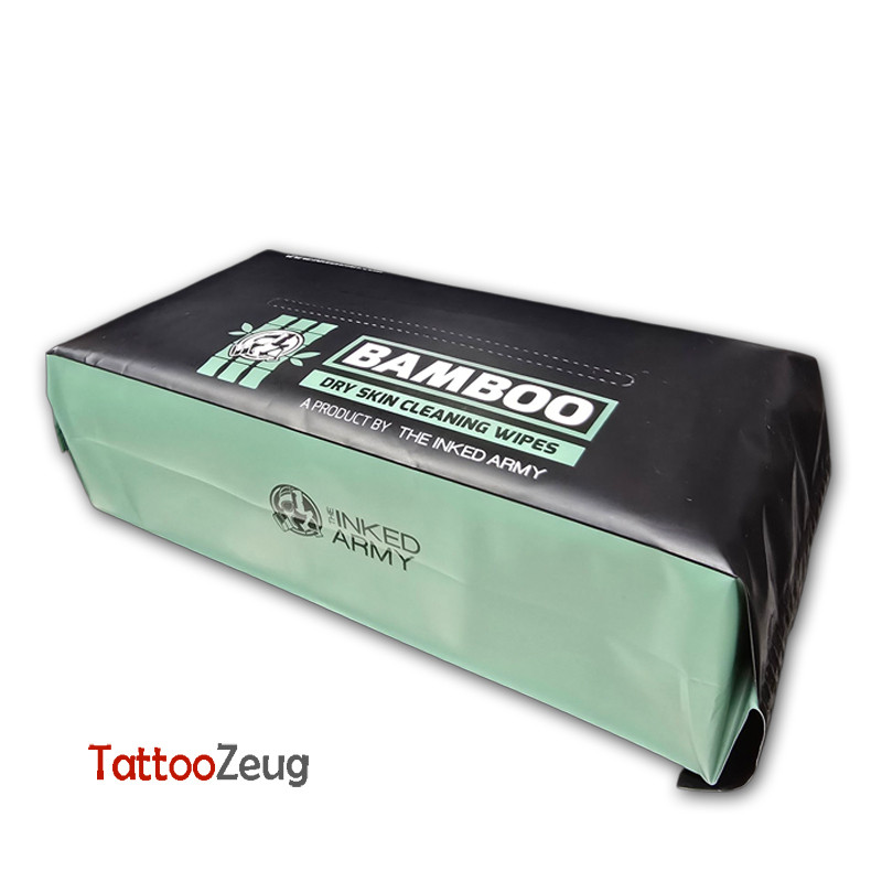 Bamboo Dry Skin Cleaning Wipes - The Inked Army Bamboo Dry Skin Cleaning Wipes - The Inked Army
