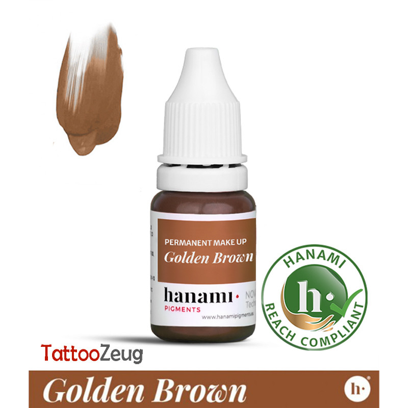 Golden Brown - Hanami Pigments - Permanent Make Up Farbe Golden Brown - Hanami Pigments - Permanent Make Up Farbe