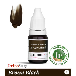 Brown Black - Hanami Pigments - Permanent Make Up Farbe