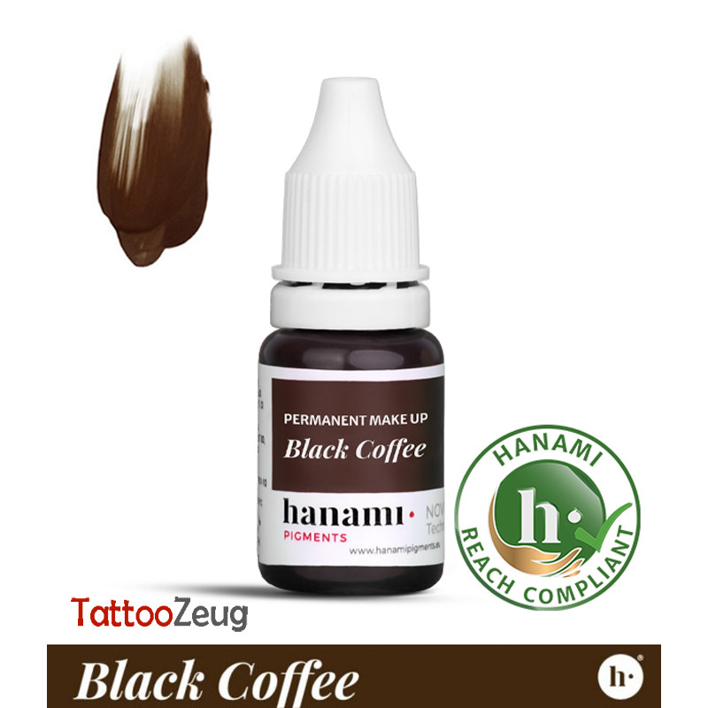 Black Coffee - Hanami Pigments - Permanent Make Up Farbe Black Coffee - Hanami Pigments - Permanent Make Up Farbe
