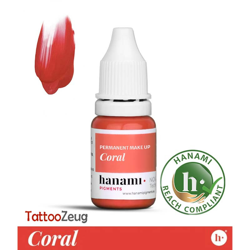 Coral - Hanami Pigments - Permanent Make Up Color Coral - Hanami Pigments - Permanent Make Up Color