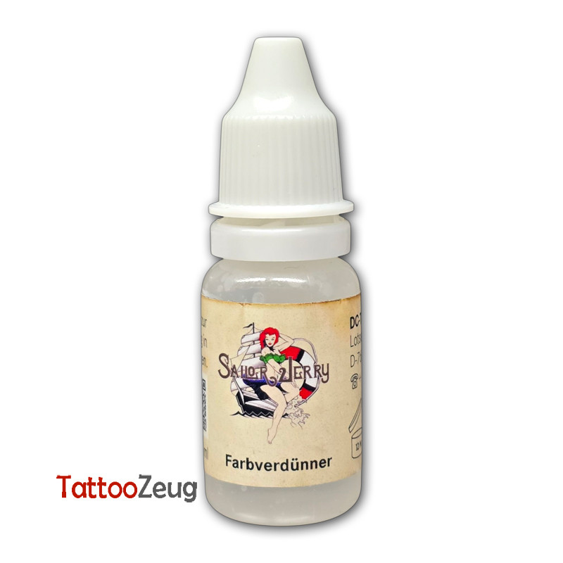 Thinning Solution - Sailor Jerry 10ml, traditional tattoo ink