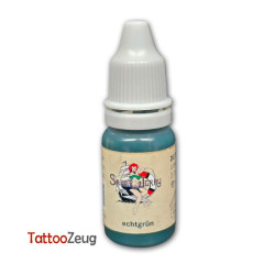 Basic Green - Sailor Jerry 10ml, traditional tattoo ink