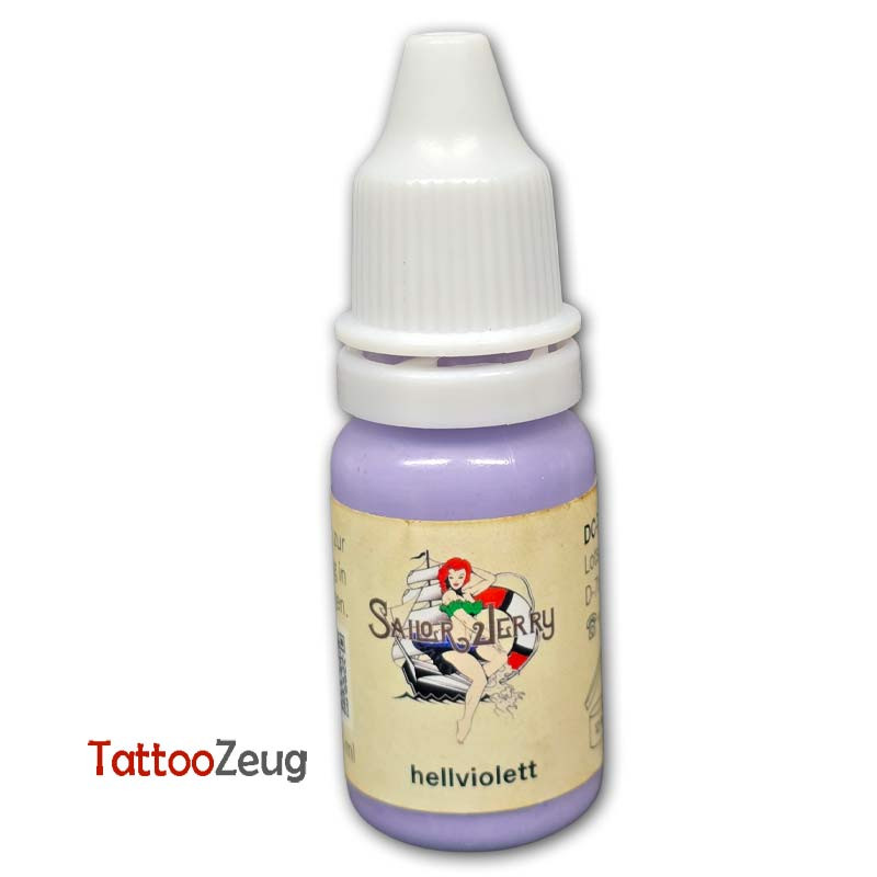 Hellviolett - Sailor Jerry 10ml, traditionelle Tätowierfarbe