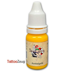 Dunkelgelb - Sailor Jerry 10ml, traditionelle Tätowierfarbe