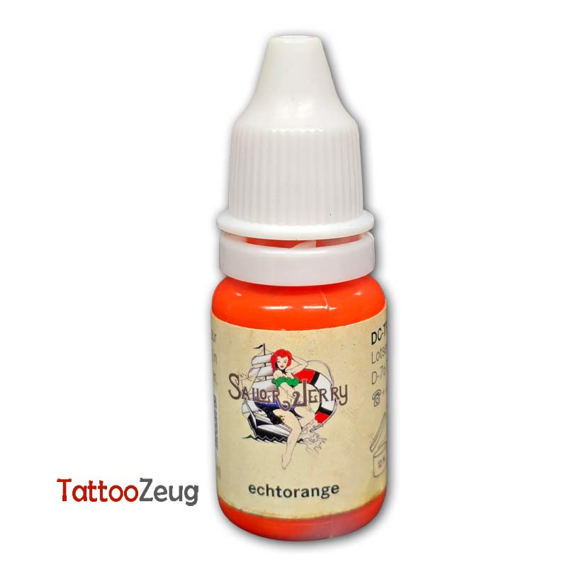Basic Orange - Sailor Jerry 10ml, traditional tattoo ink