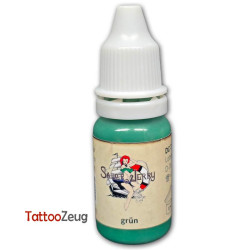 Green - Sailor Jerry 10ml, traditional tattoo ink