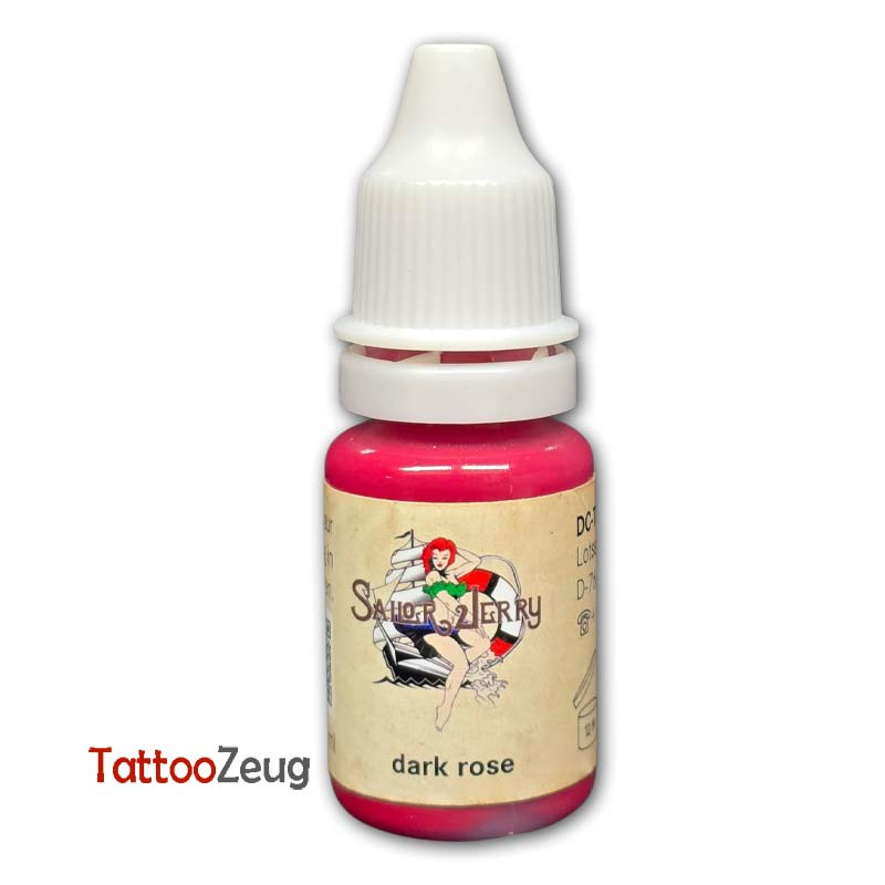 Dark Rose - Sailor Jerry 10ml, traditional tattoo ink
