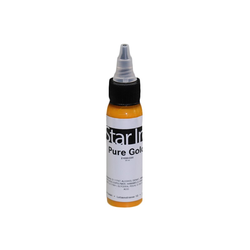Pure Gold, 30ml - Star Ink pro tattoo colour