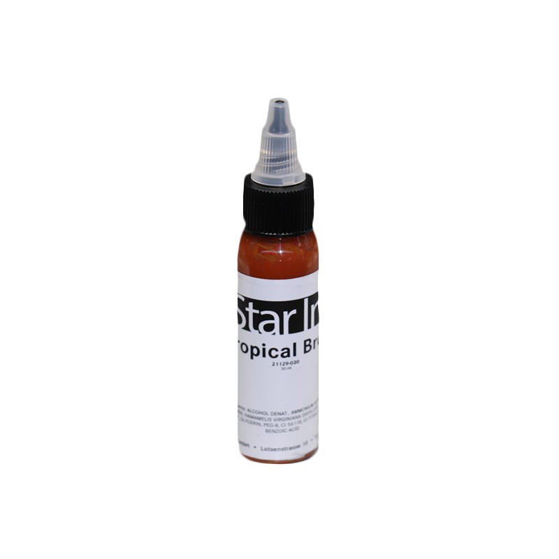 Tropical Brown, 30ml - Star Ink pro tattoo colour