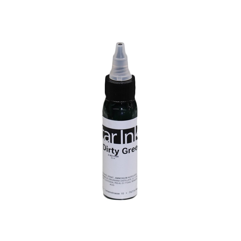 Dirty Green, 30ml - Star Ink pro tattoo colour