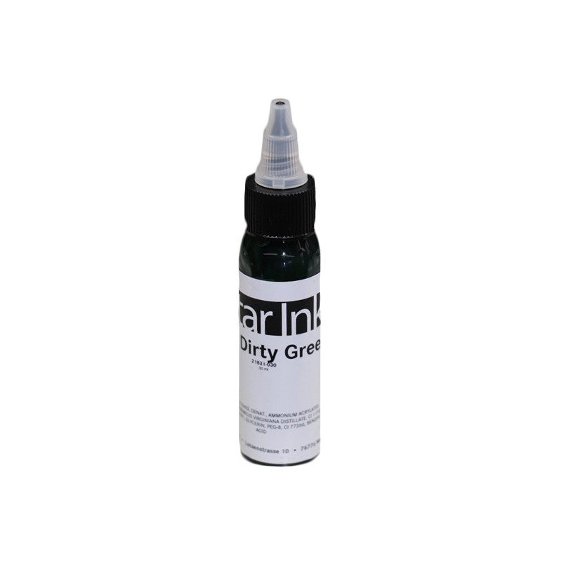 Dirty Green, 30ml - Star Ink pro tattoo colour Dirty Green, 30ml - Star Ink pro tattoo colour