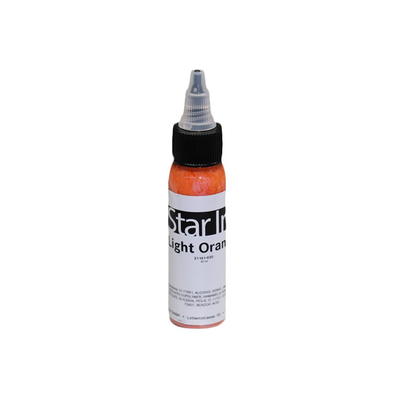 Light Orange, 30ml - Star Ink pro tattoo colour