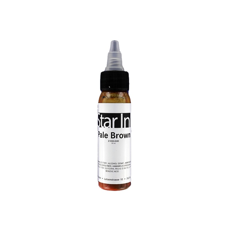 Pale Brown, 30ml - Star Ink pro tattoo colour