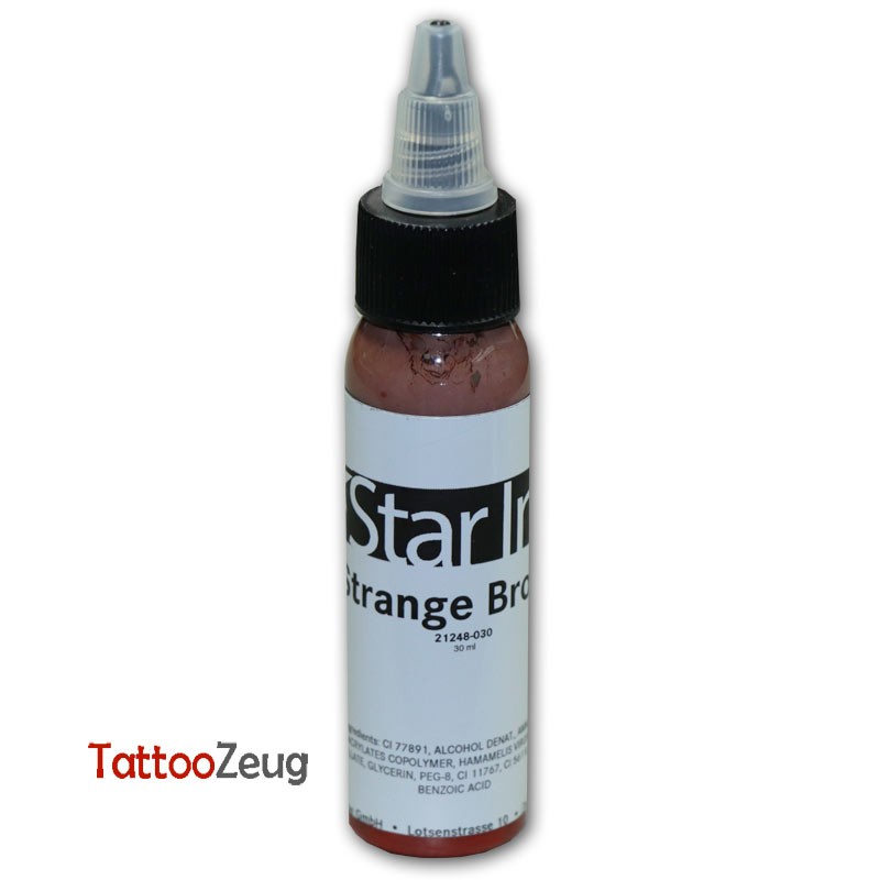 Strange Brown, 30ml - Star Ink pro tattoo colour