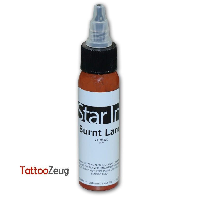 Burnt Land, 30ml - Star Ink pro tattoo colour Burnt Land, 30ml - Star Ink pro tattoo colour