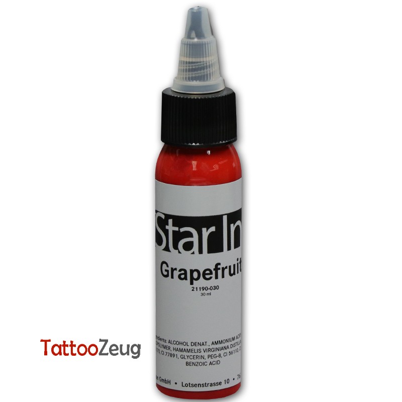 Grapefruit, 30ml - Star Ink pro tattoo colour