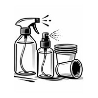 Sprühflaschen & Becher Tattoo & Piercing Studio | Wien