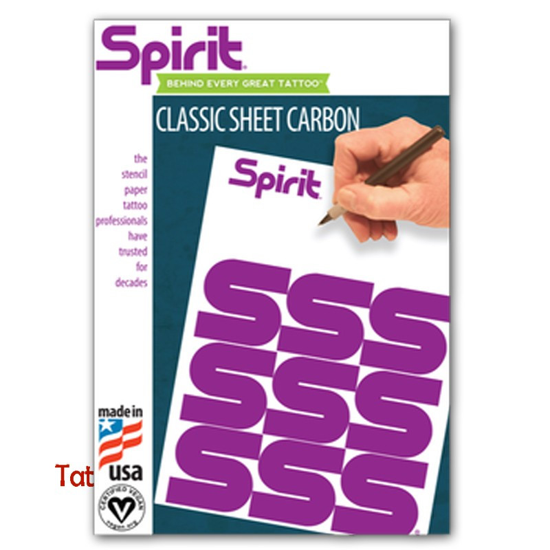 Spirit Classic Sheet Carbon, 200 pieces