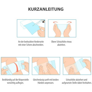 Tattoo Guard Protection Film - 10 Stück, 15cm x 10cm
