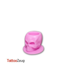 Silikon Farbkappen Totenkopf, 50 Stück