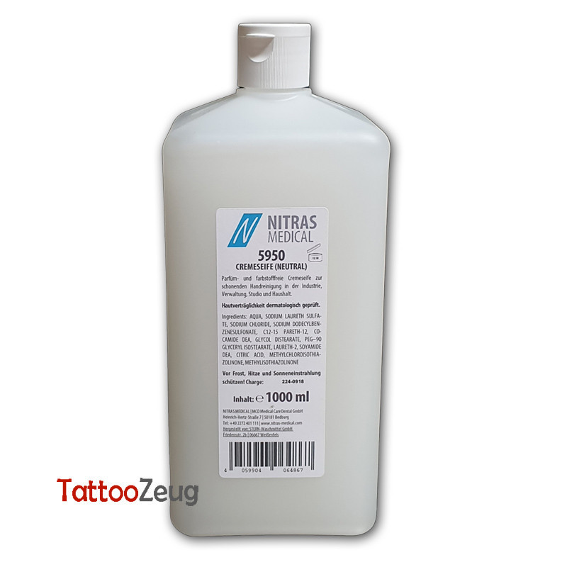 Cream Soap, Neutral , Nitras, 1000 ml