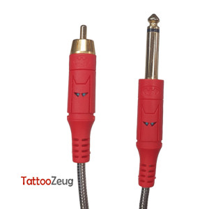 Tattoo RCA Kabel mit LED - Big Wasp