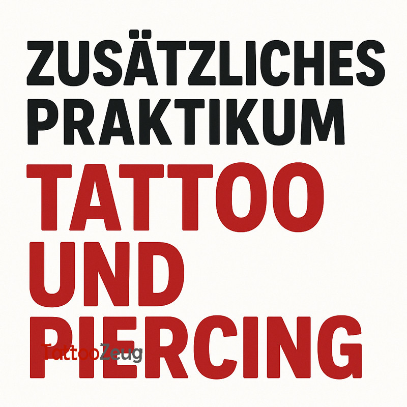 Tattoo / Piercing Internship