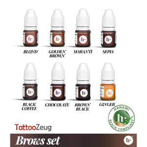 Brows Set PMU & Hair Stroke - Hanami Pigments - Permanent Make Up Farbe