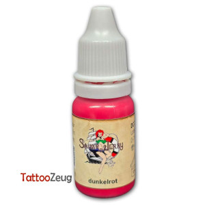 Dark Red - Sailor Jerry 10ml, traditional tattoo ink