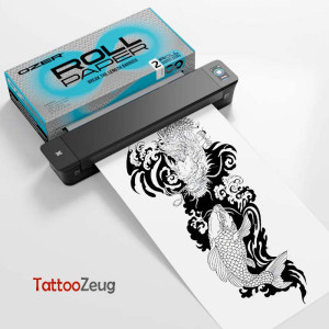 OZER Roll Paper Tattoo Transfer Paper Rolle 21,6 cm x 30 m